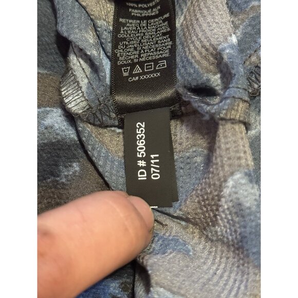 Express Button Front Shirt Dress Size Medium Lightweight‎ Preppy Business Casual - Picture 6 of 11